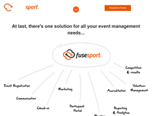Tablet Screenshot of fusesport.com
